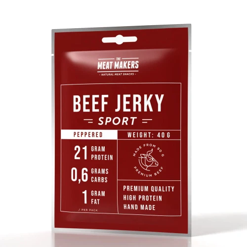 Suszona wołowina - beef jerky sport peppered 40 g