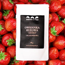 Owsianka ryżowa z robaczkami TRUSKAWKOWA